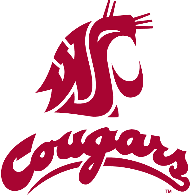 Washington State Cougars 1995-2010 Alternate Logo diy DTF decal sticker